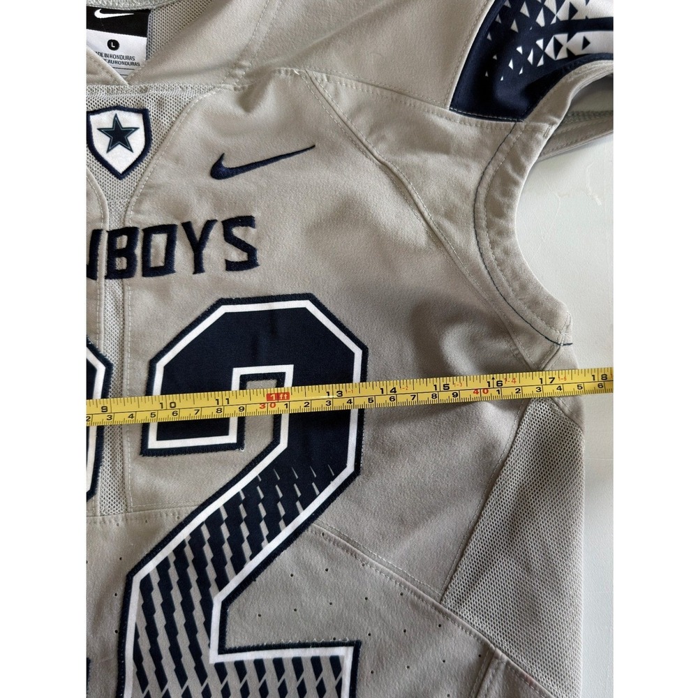 Nike Cowboys Football Jersey Gray Excellent Orange Bowl YFA #22 Youth L - Picture 14 of 16